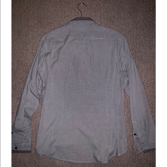 H&M grey dress shirt - size Small - Picture 3 of 3